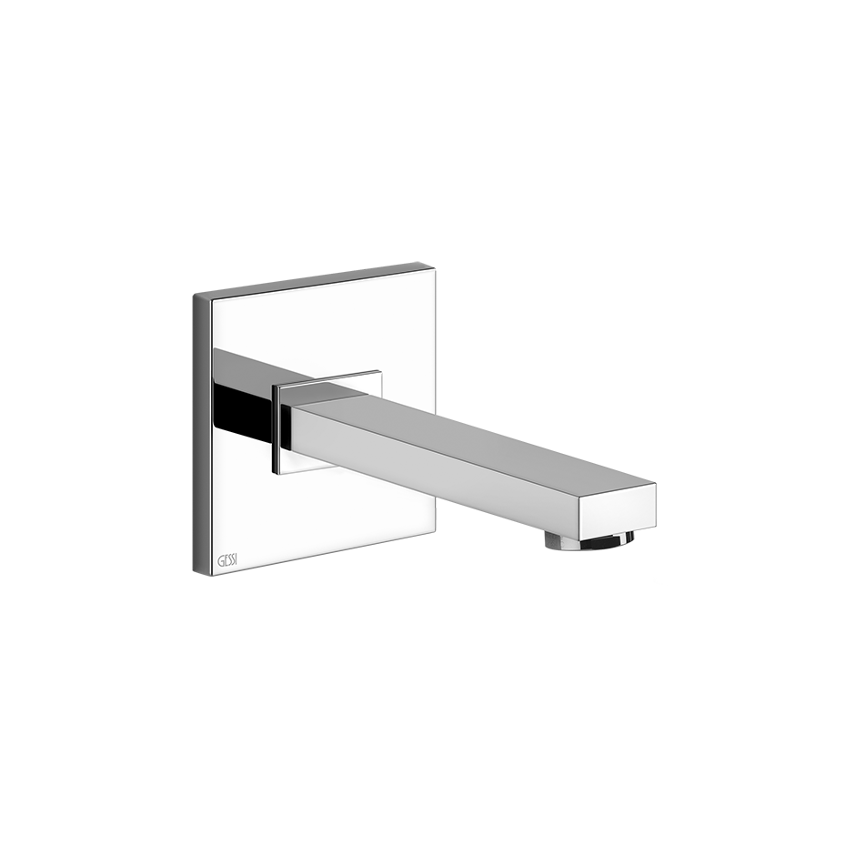 RETTANGOLO Bocca a parete bocca lunghezza personalizzata . Da completare con comando remoto - COPPER PVD