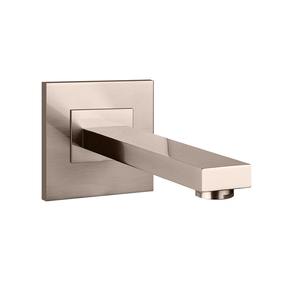 RETTANGOLO SHOWER Bocca Vasca a parete bocca lunghezza personalizzata . Da completare con comando remoto. (non incluso) - COPPER PVD