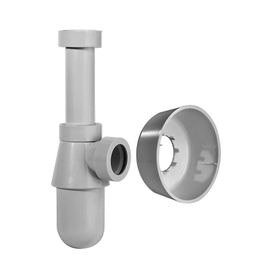 CONO TOTAL LOOK Sifone in polietilene - CROMO