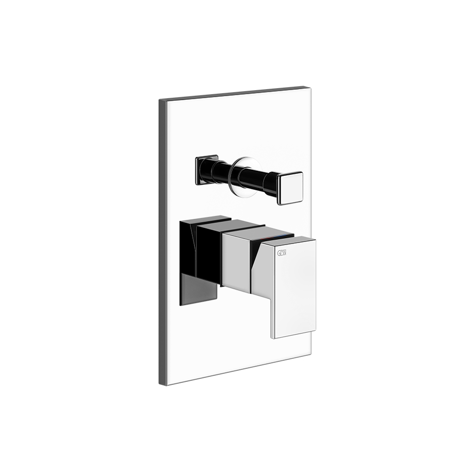 RETTANGOLO Parte esterna Miscelatore Doccia a parete 2 vie con deviatore automatico bagno/doccia - COPPER PVD