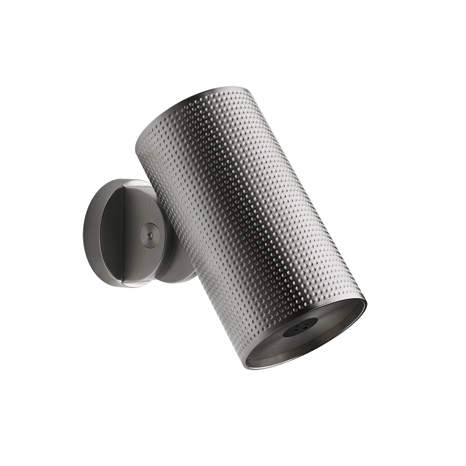 Soffione anticalcare Doccia a parete orientabile CESELLO. Funzione Nebulizzata. - MATTE BLACK