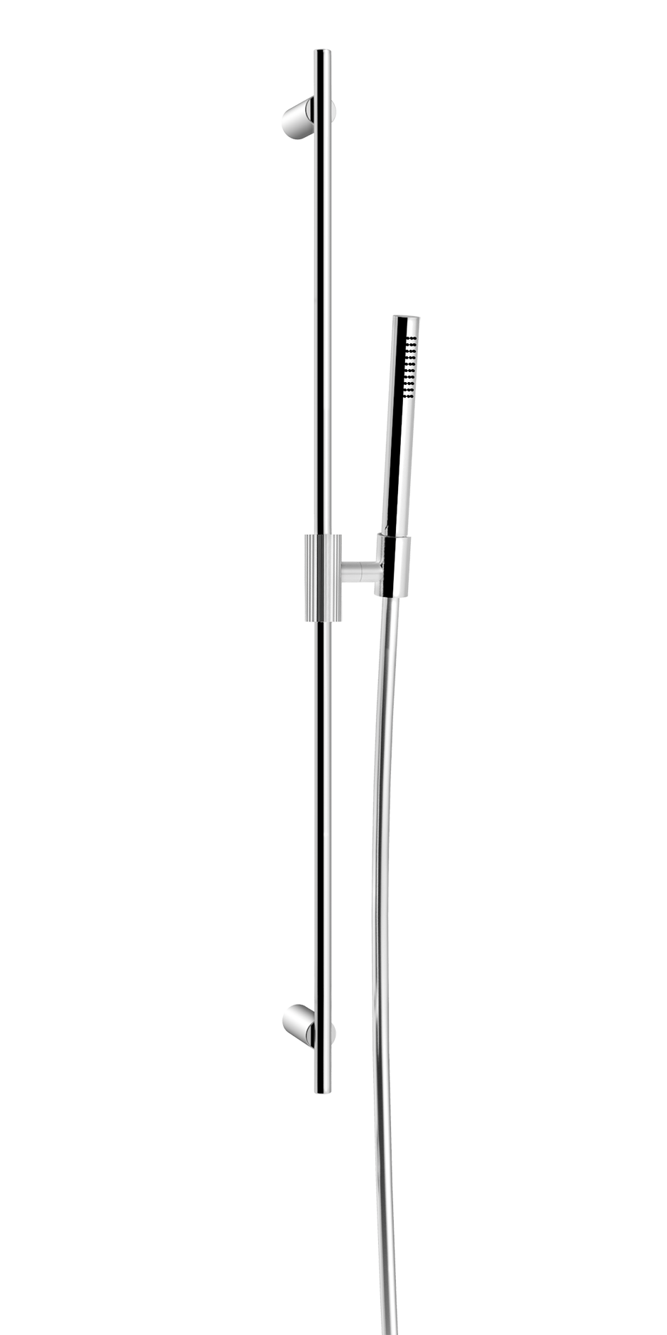 Asta saliscendi con doccetta anticalcare e flessibile 1,50 m. RIGATO. - CROMO