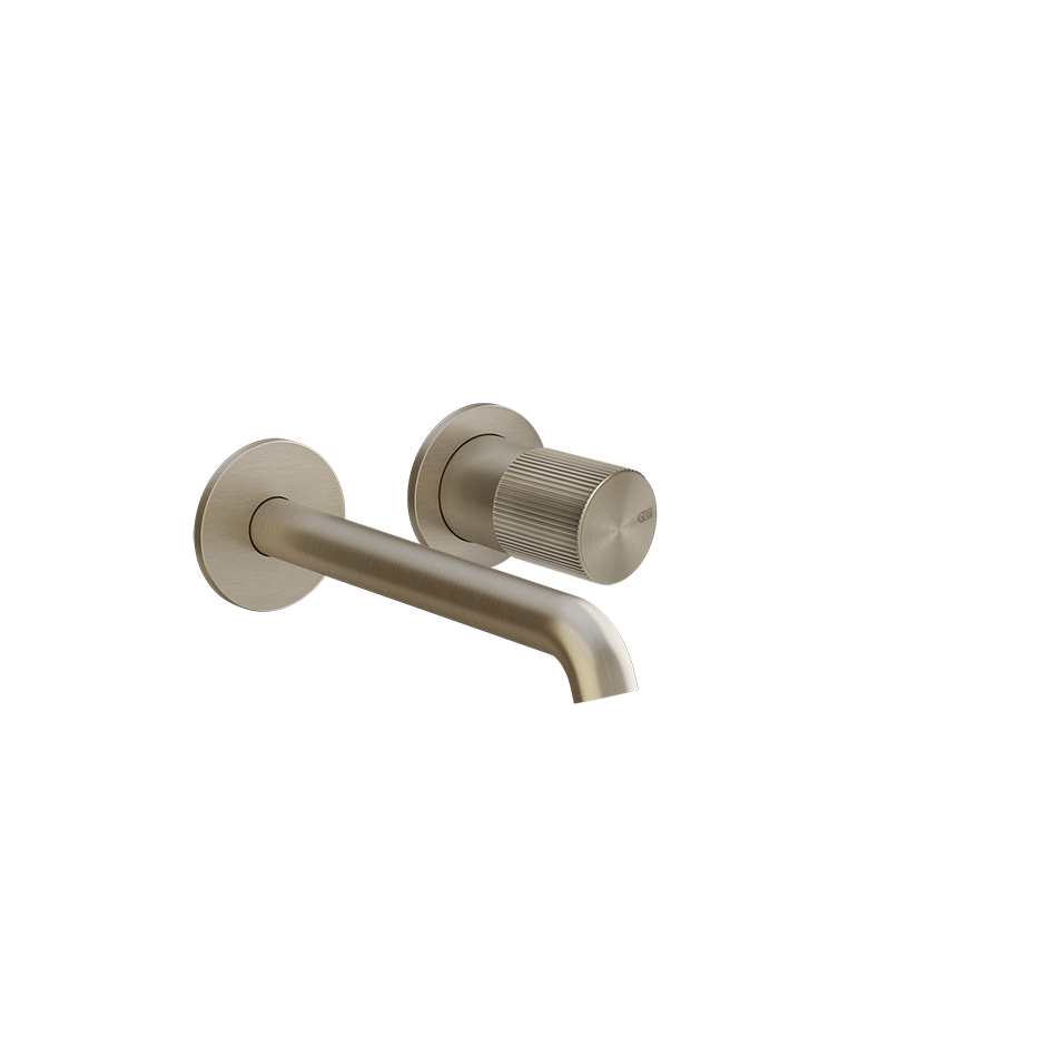 Parte esterna miscelatore lavabo da parete. RIGATO - CROMO