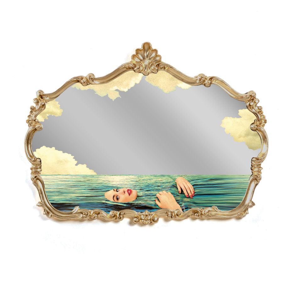 SELETTI-Baroque-Mirror-Seagirl