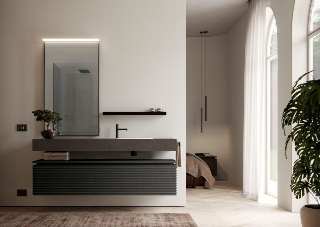 IDEA DOLCEVITA KIT 09 MOBILE DA BAGNO (ROVERE MATTONE)