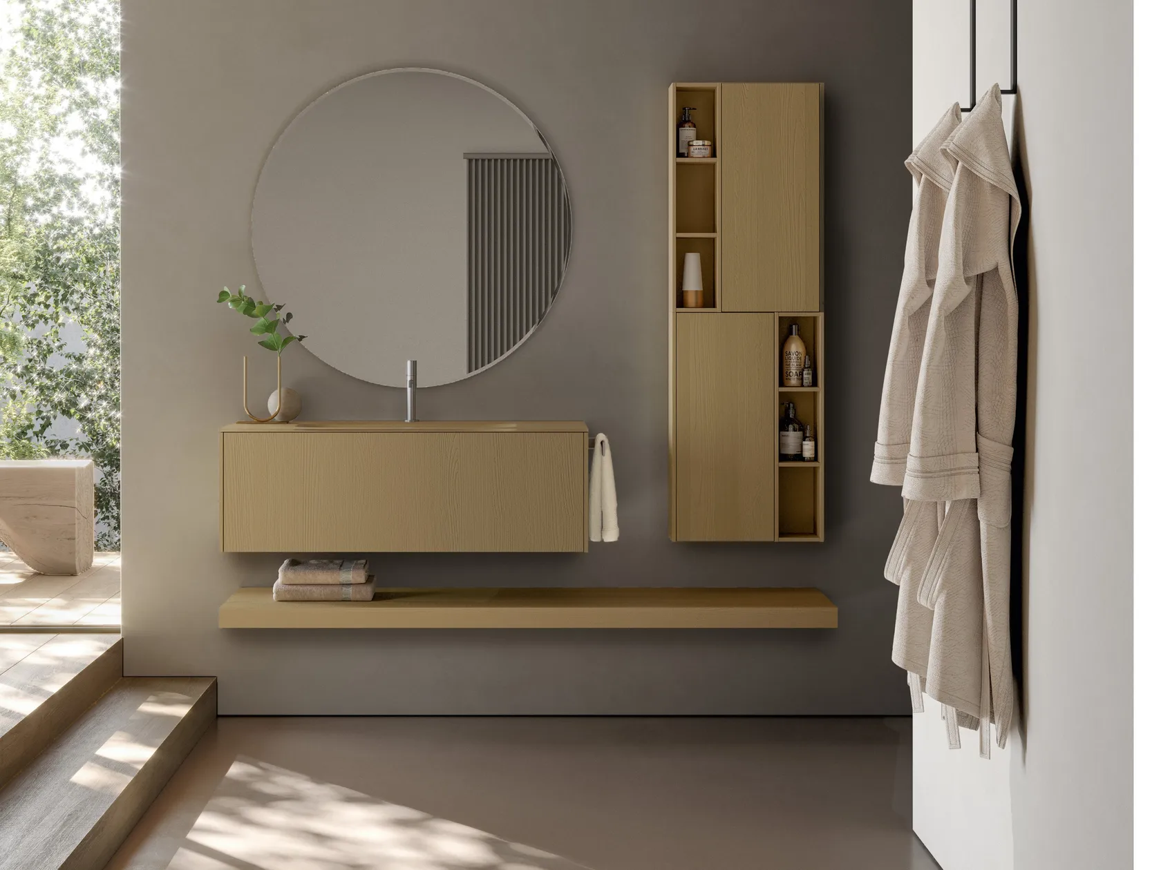 IDEA SENSE KIT 17 MOBILE DA BAGNO (LACCATO MALTO OPACO)