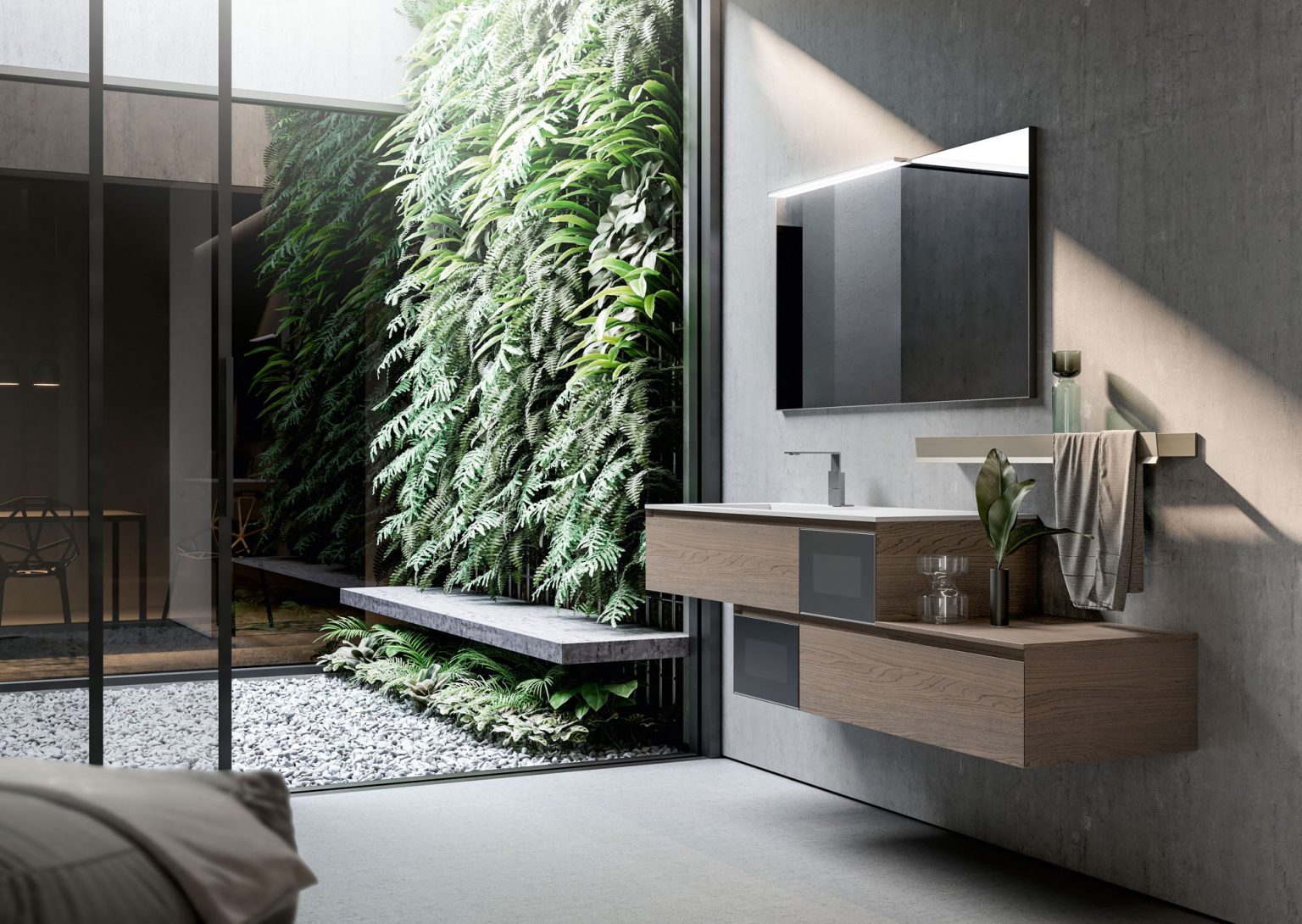 IDEA-CUBIK-KIT-#12-MOBILE-DA-BAGNO-(CASTAGNO-LIGHT-GREY)