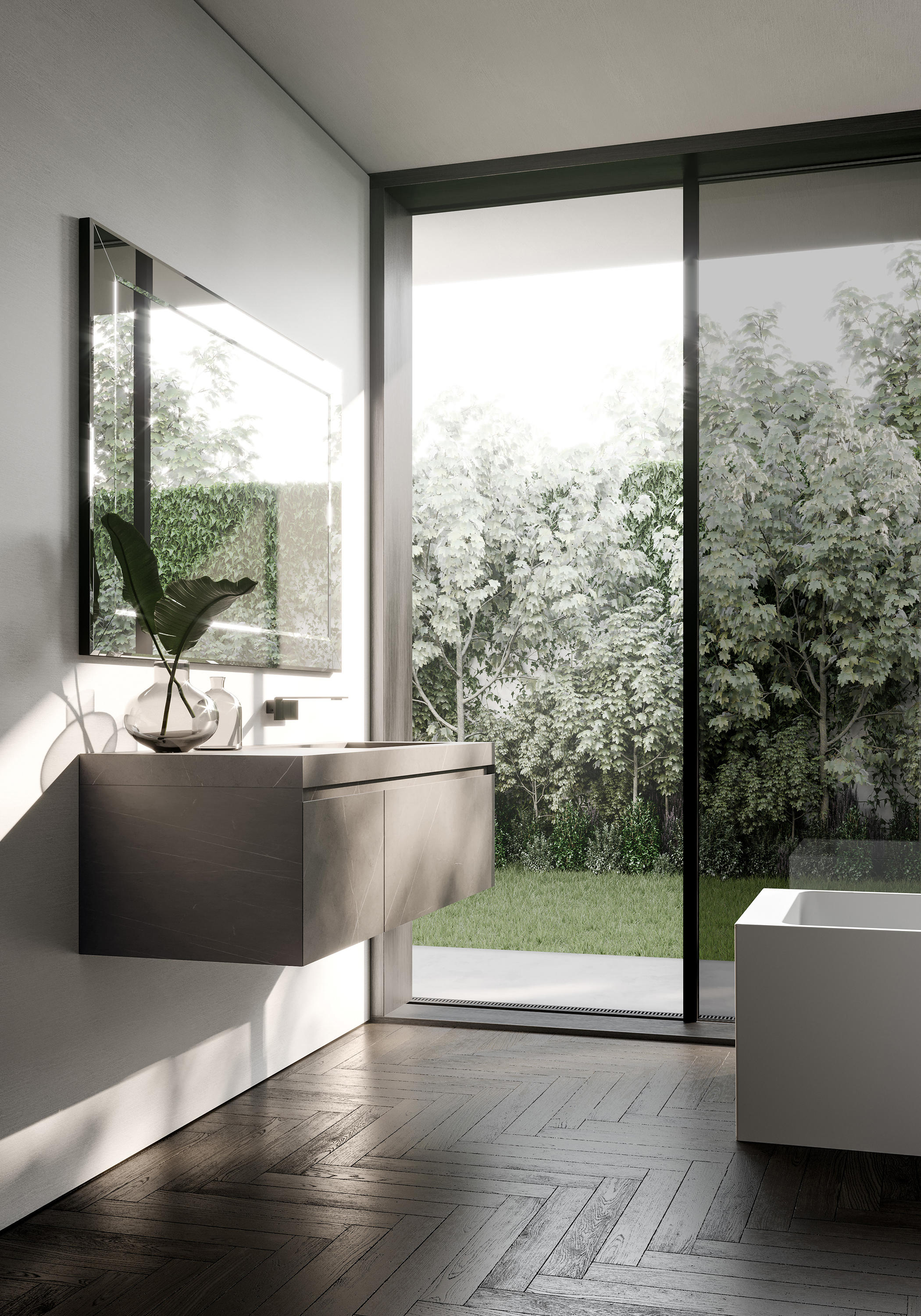 -IDEA-CUBIK-KIT-#24-MOBILE-DA-BAGNO-(UNICOLOR-HPL-TOBACCO)