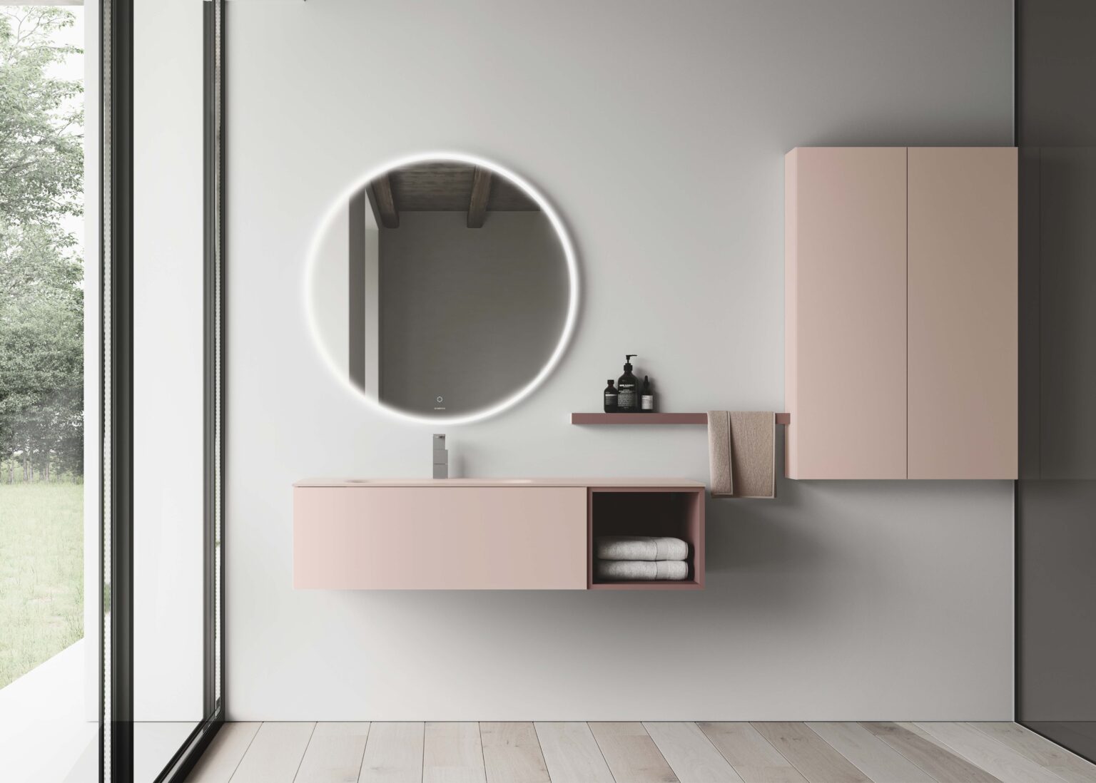 IDEA DOGMA KIT 12 MOBILE DA BAGNO (LACCATO CONFETTO OPACO/LACCATO MEDIOEVO OPACO)