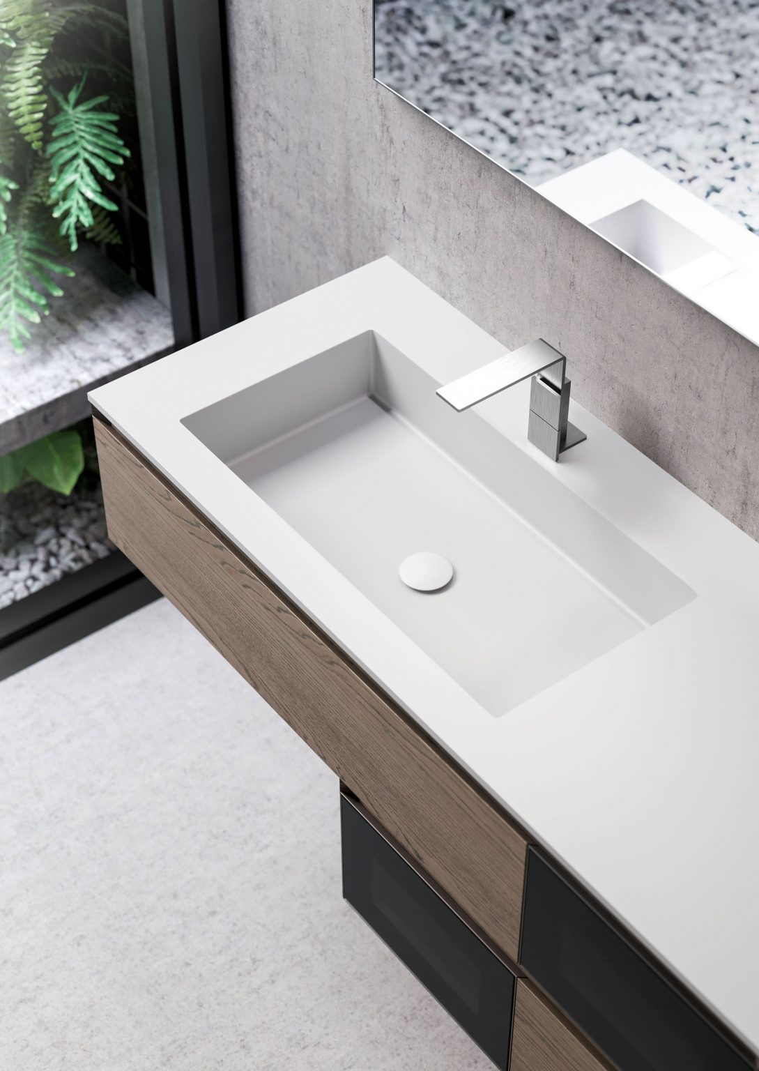 IDEA-CUBIK-KIT-#12-MOBILE-DA-BAGNO-(CASTAGNO-LIGHT-GREY)