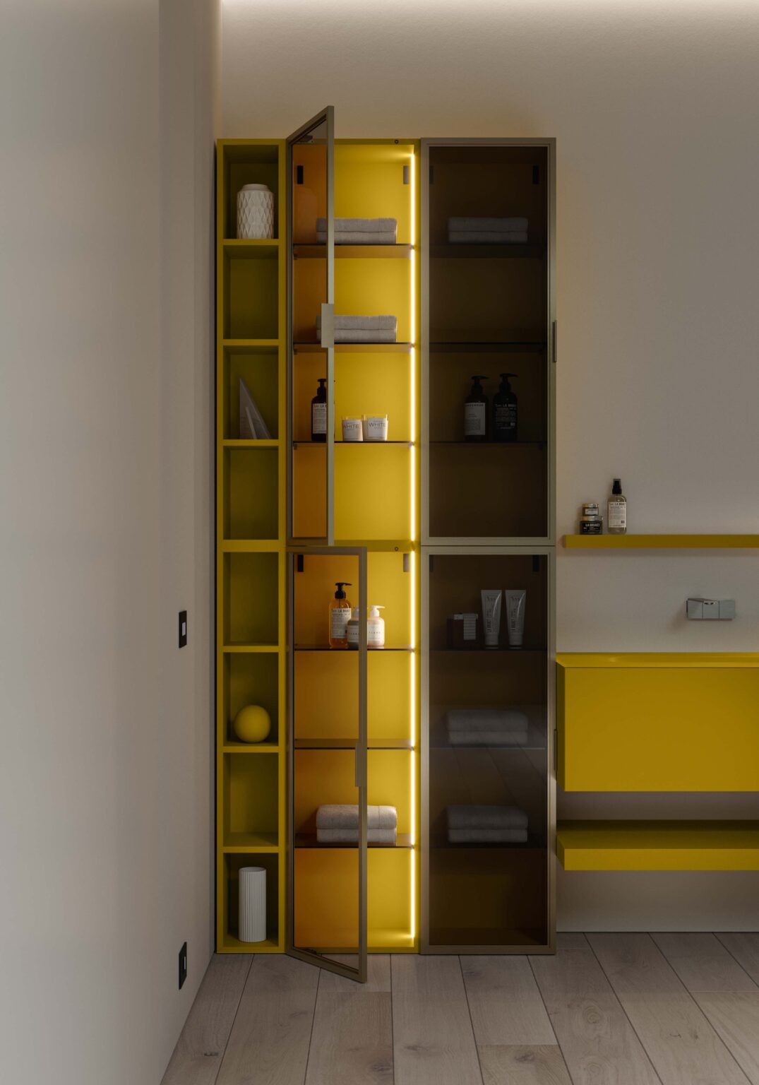 IDEA-DOGMA-KIT-07-MOBILE-DA-BAGNO-(LACCATO-GIALLO-BIKINI-OPACO)