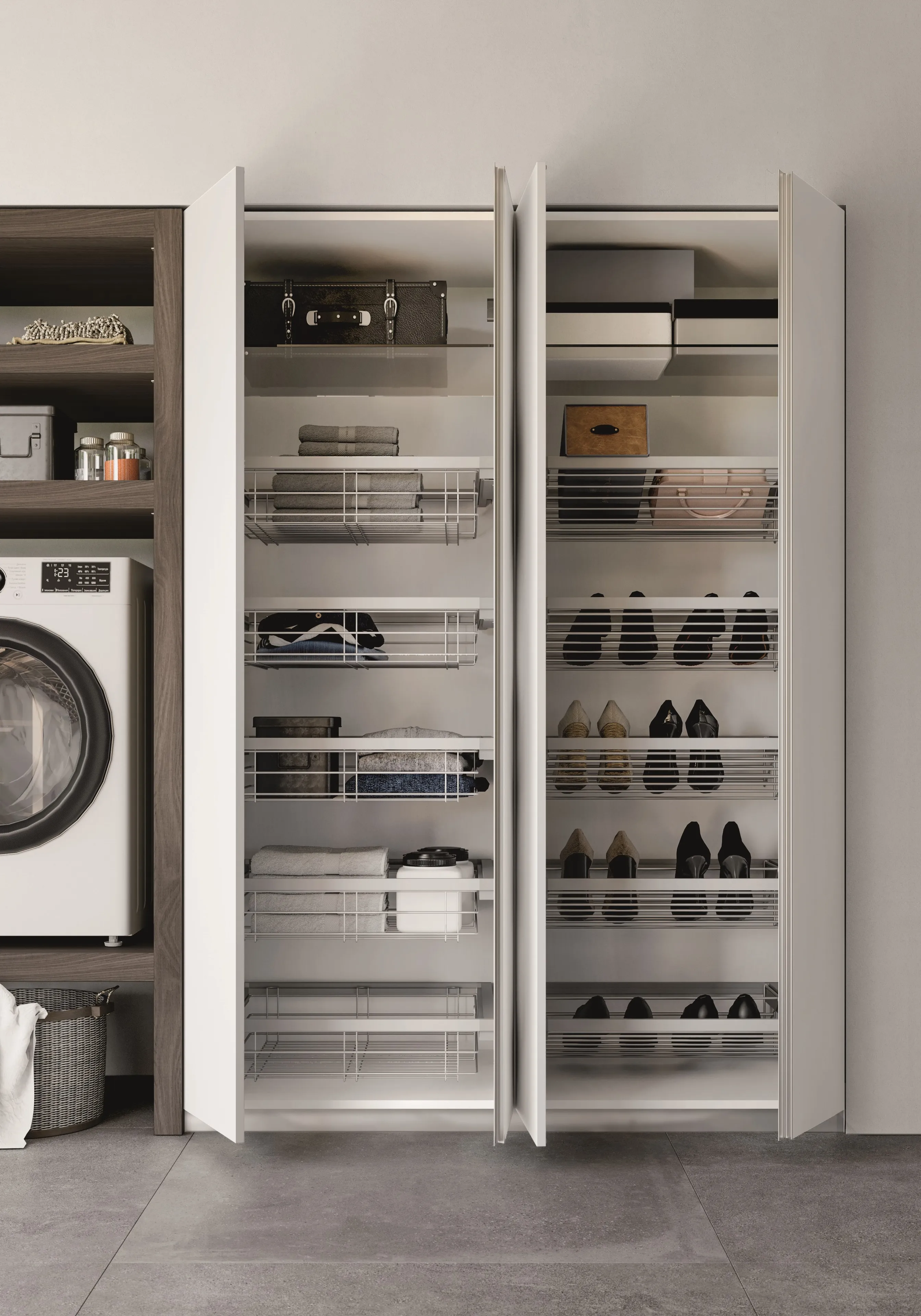 IDEA-SPAZIO-TIME-KIT-#03-MOBILE-DA-BAGNO-(LACCATO-OPACO-BIANCO)