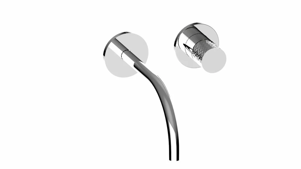 BONGIO Capsule GRAIN misc lavabo inc bocca 229 mms COMPLETO DI CONNESSIONI INCASSO