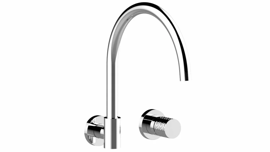 BONGIO Capsule GLOW Gruppo lavello a parete con bocca 342mm & misc incasso