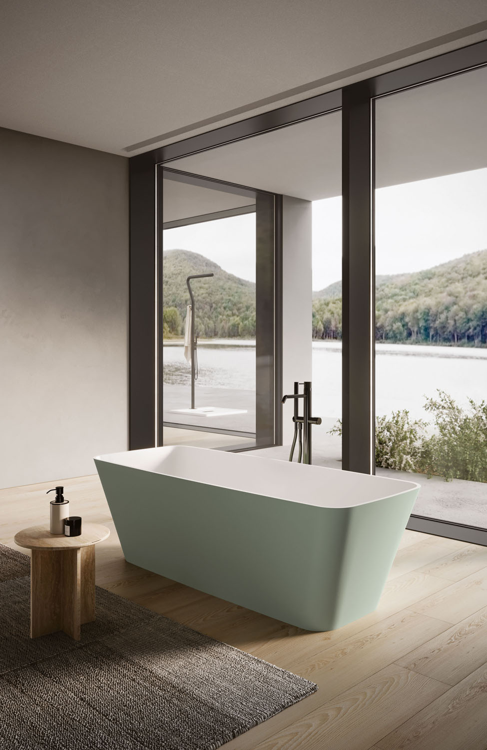 DISENIA Vasca Freestanding ARES 160x65x50cm M-SOLID