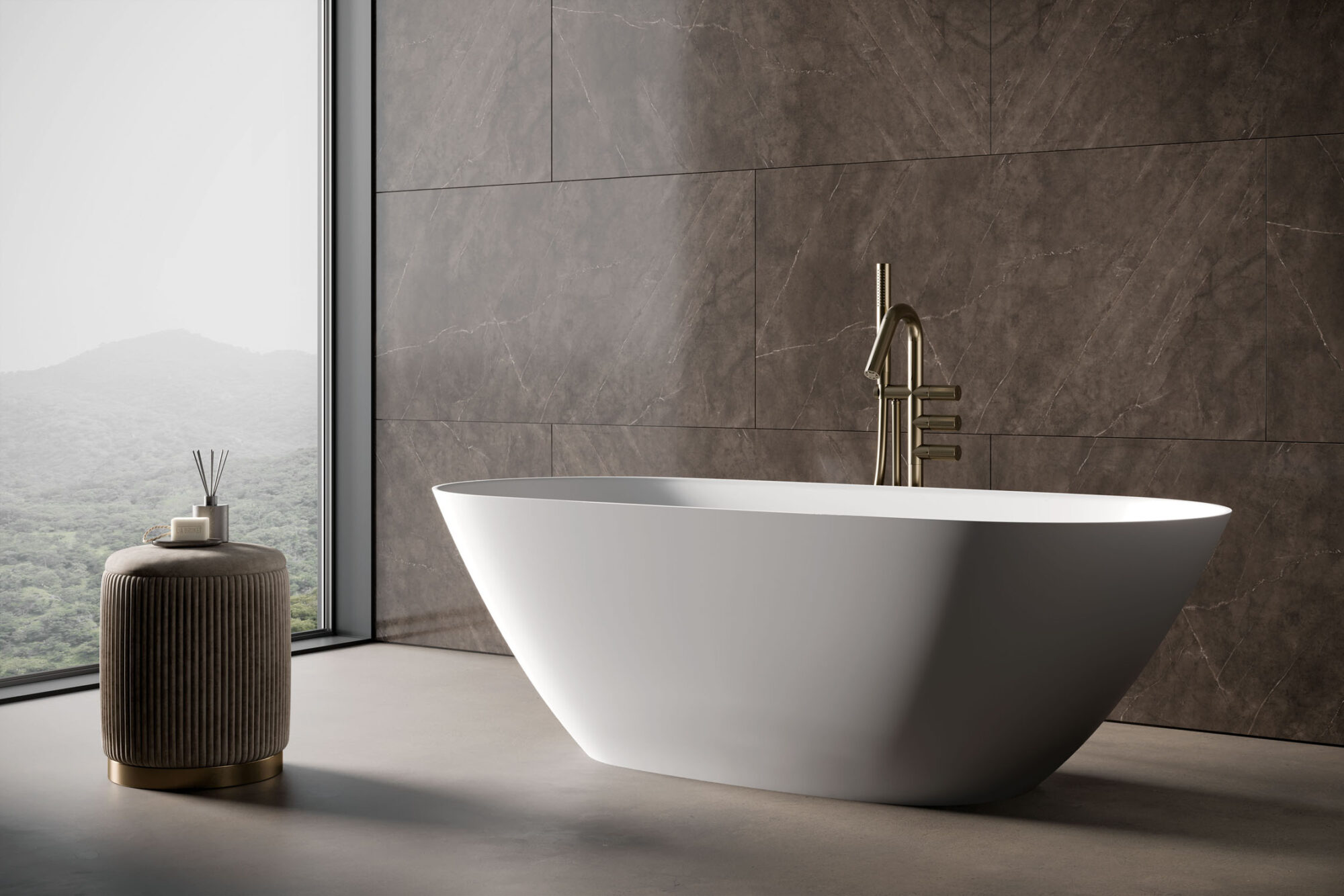 DISENIA Vasca Freestanding HOME 160x70x50cm M-SOLID