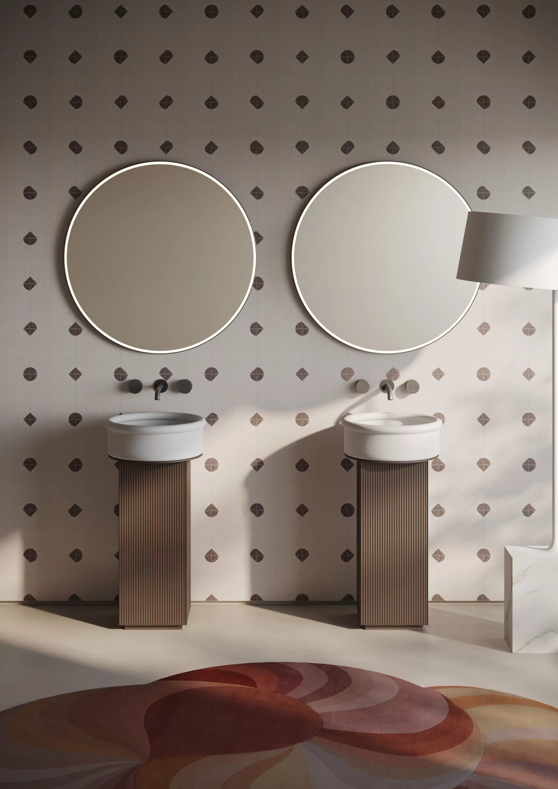 THE.ARTCERAM MONO MOBILE QUADRO H 72 / SATINATO