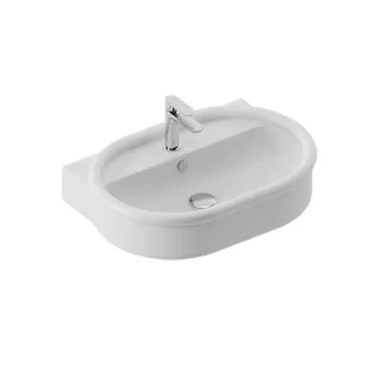 THE.ARTCERAM BRERA LAVABO SOSPESO 65X46 /  SENZA DECORO