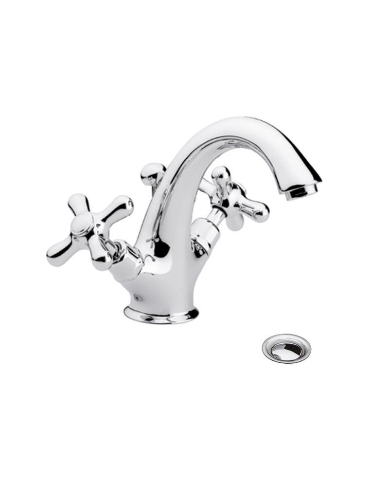 ROMINA Gruppo lavabo monoforo bocca alta