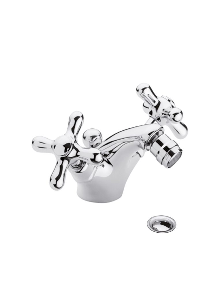 ROMINA Monoforo per bidet tipo fuso c/salt