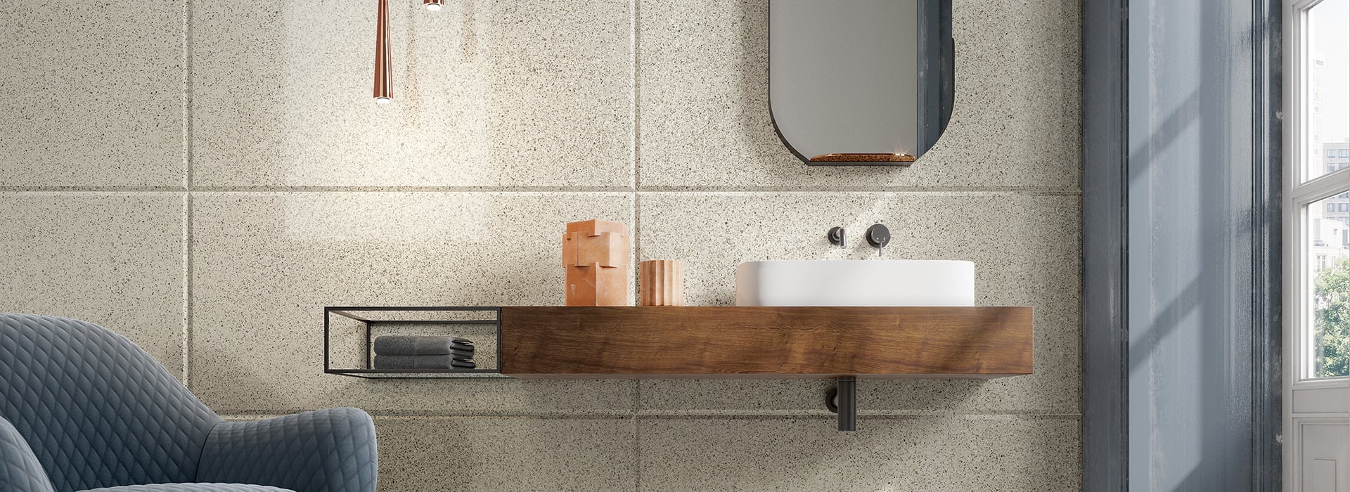 PALLADIO CHIERICATI LEVIGATO LUCIDATO SQ. 150X75