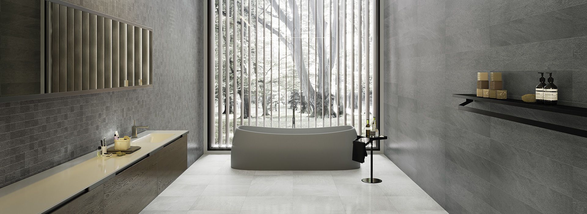 PIETRE QUARZITE ANTRACITE LEVIGATO 120X60