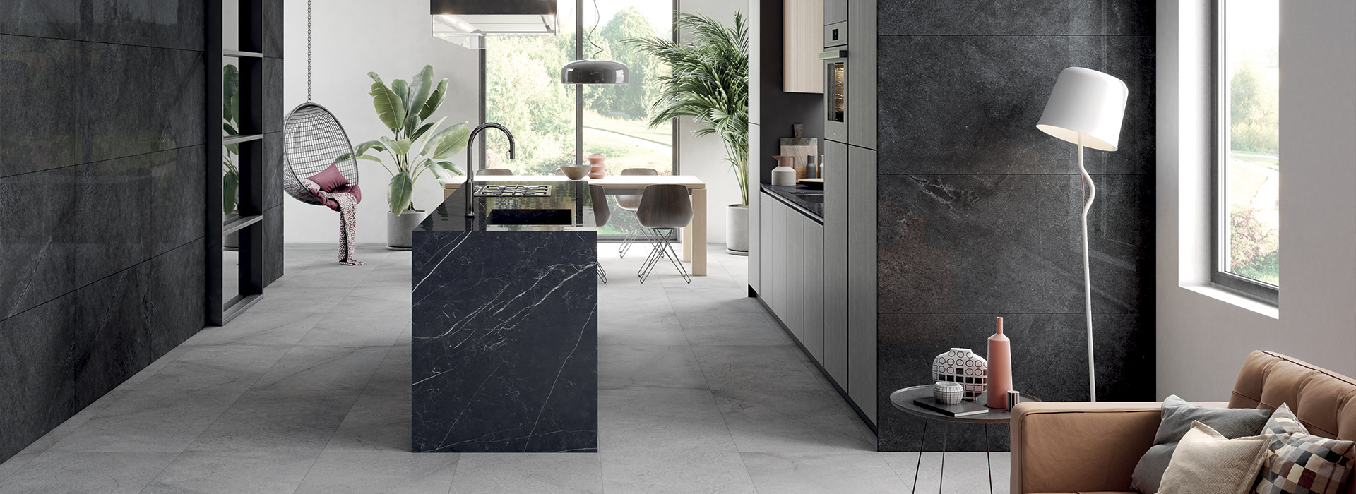 BLAST BLACK NATURALE SQ. 120X60