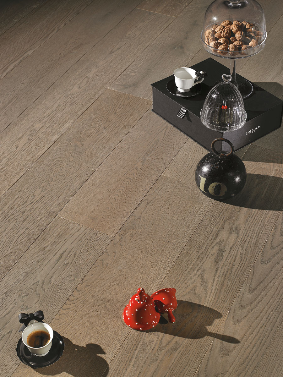 DOGHE TOSCANE Rovere 'Rustica' Fumo di Londra Light mm 15x190x1900