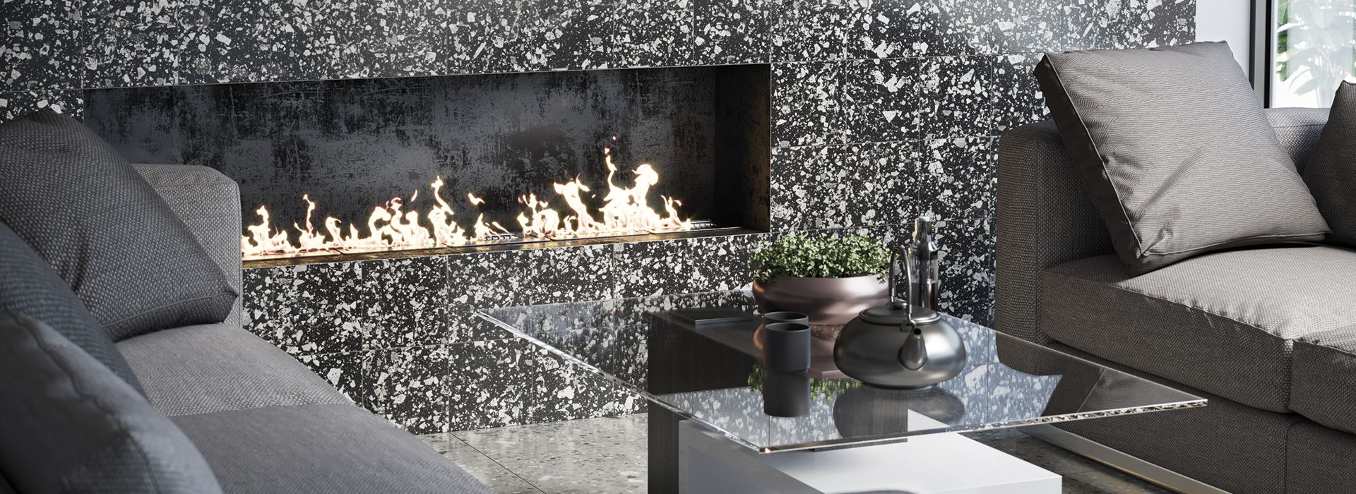 VENICE VILLA GREY NATURALE SQ. 120X60