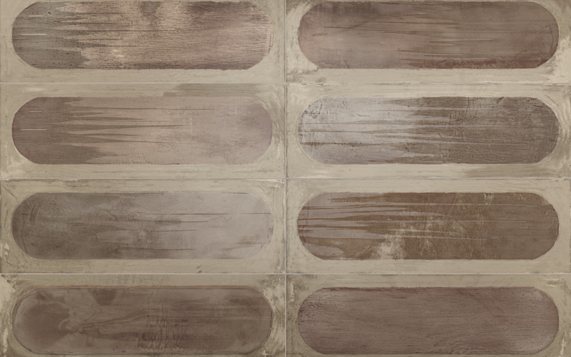 IRIS CERAMICA BLAZE DECOR PINK GLOSSY 10X30