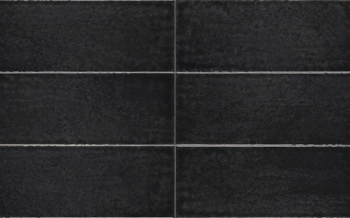 IRIS CERAMICA MAIOLICA NERO 10X30