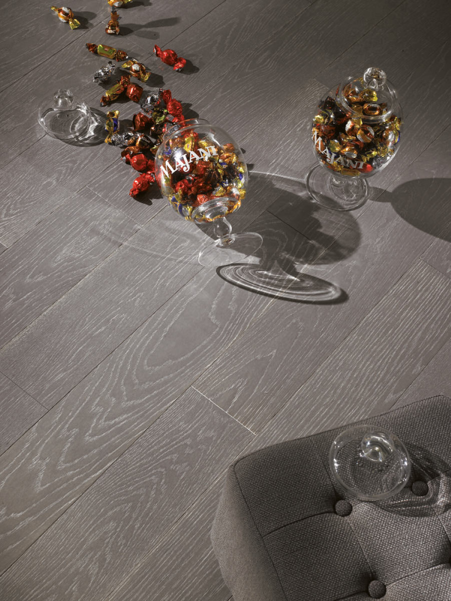 3 Formati Rovere 'Rustica'Fumo di Londra mm 15x190x2000