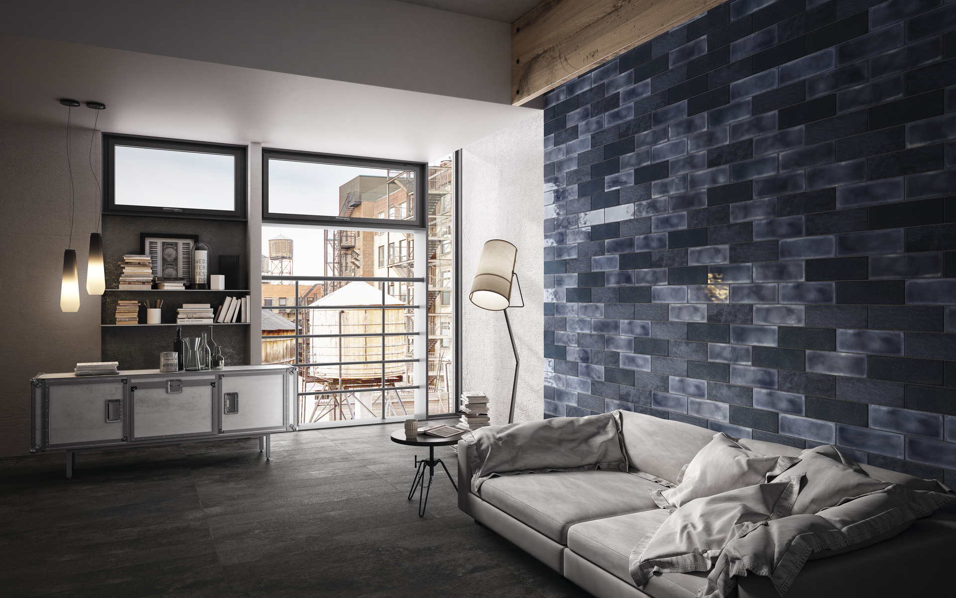 DIESEL CAMP ARMY BLUE ROCK 10X30