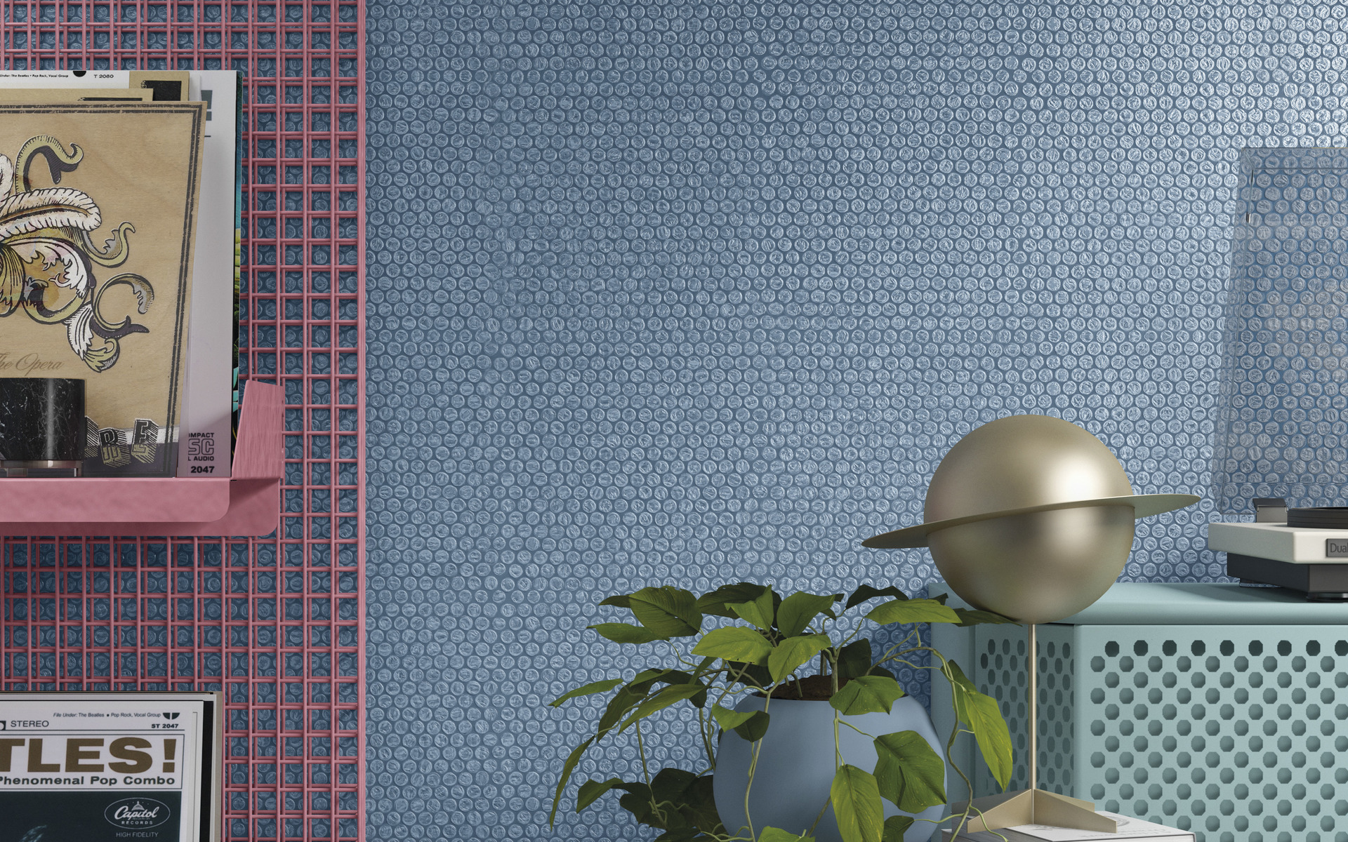 DIESEL PLURIBALL BLUE PLURIBALL MATT SQ. 20X20