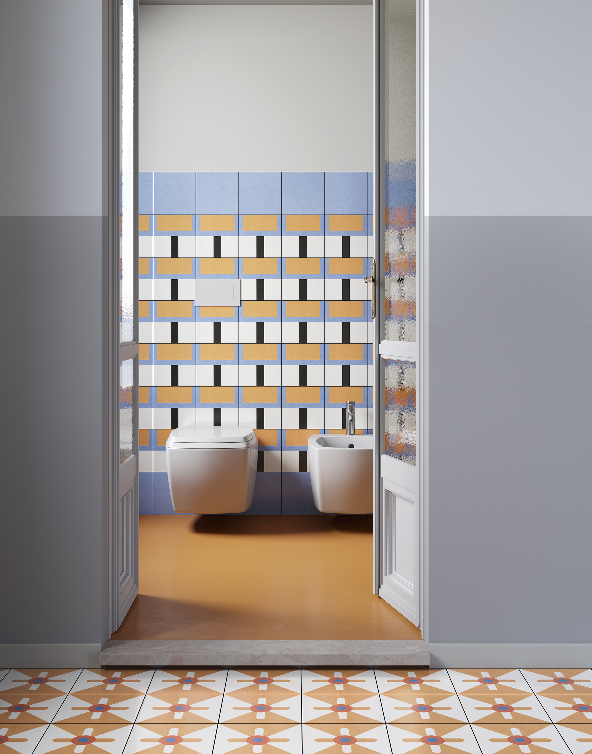 MUTINA-Margherita-(antiscivolo)-SPRING-TERRACOTTA-20,5x20,5