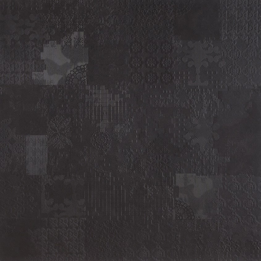 MUTINA-DECHIRER-ESAGONO-DECOR-NERO-60X60