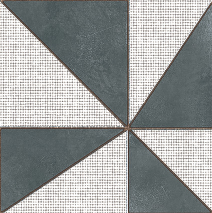MUTINA-AZULEJ-GIRA-NERO-20x20