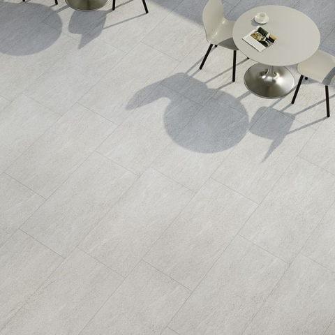 PIETRE QUARZITE ARGENTO STRUTTURATO 60X60