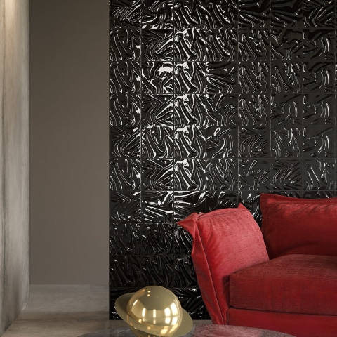 DIESEL VYNIL BLACK VYNIL GLOSSY 20X20