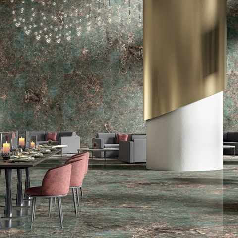 amazonite lucidato sq.75X75