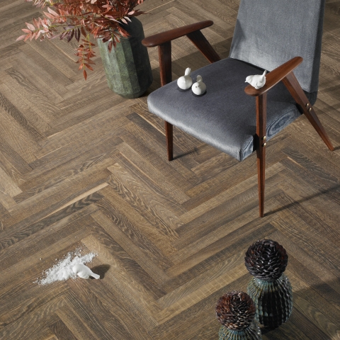 Rovere 'Rustica' Grigio Vecchio mm 10x50x480