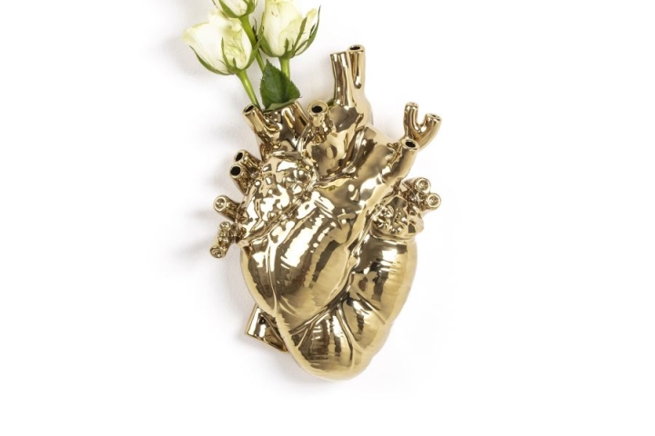 SELETTI-Love-in-Bloom-Gold-Vase