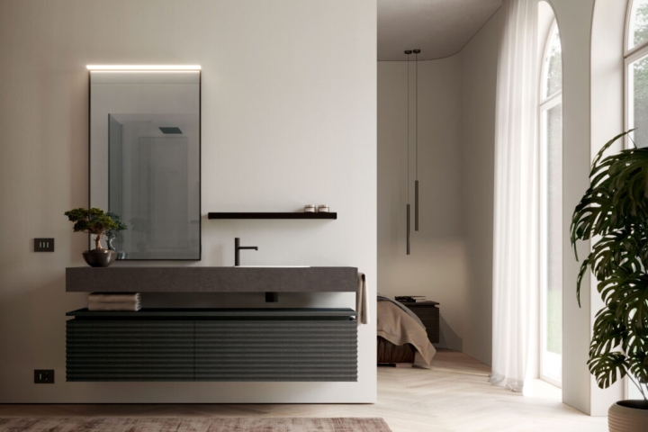 IDEA DOLCEVITA KIT 09 MOBILE DA BAGNO (ROVERE MATTONE)