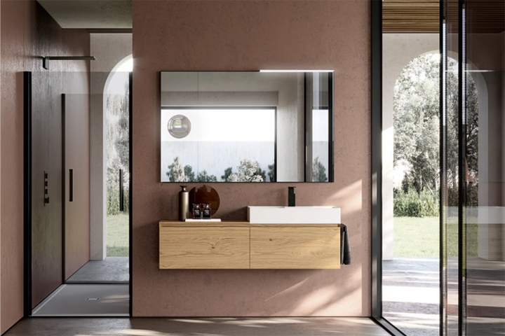 IDEA CUBIK KIT #26 MOBILE DA BAGNO (ROVERE NODI)