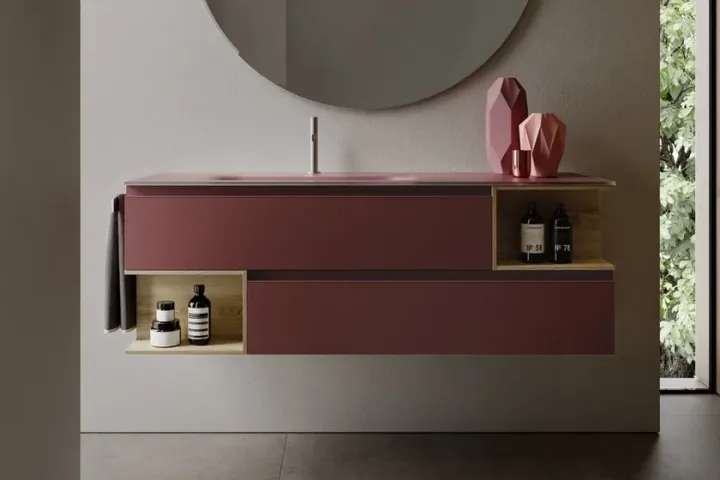 IDEA-MY-TIME-KIT#12-MOBILE-DA-BAGNO-(LACCATO-OPACO-ROSSO-CUOIO)