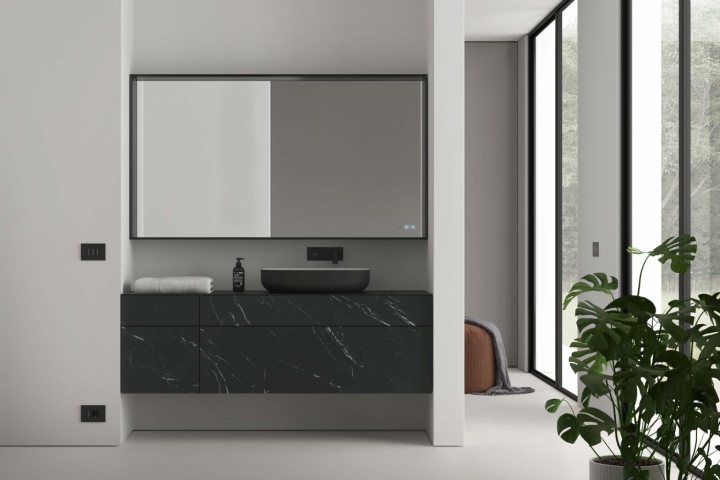 IDEA-DOGMA-KIT-02-MOBILE-DA-BAGNO-(LACCATO-NERO-OPACO)