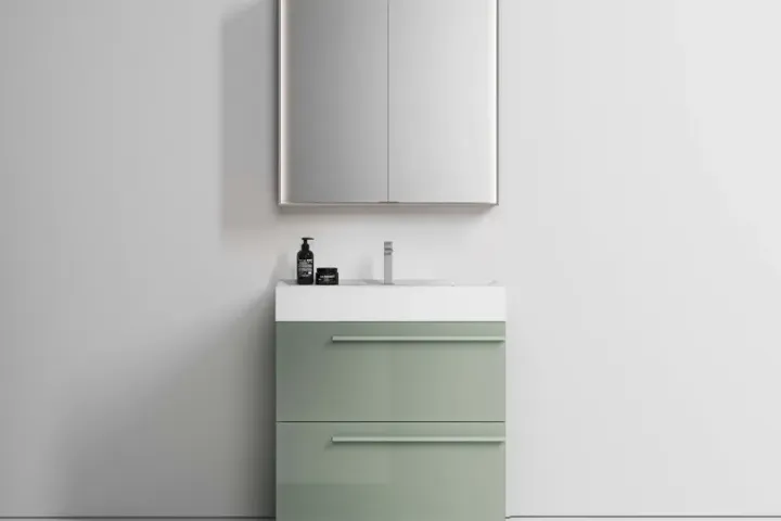 IDEA DOGMA KIT 14 MOBILE DA BAGNO (LACCATA VERDE GLAUCO LUCIDO)