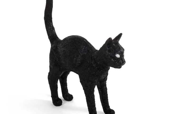 SELETTI JOBBY THE CAT BLACK