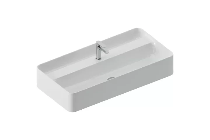 THE.ARTCERAM BROOKLYN LAVABO 100 X 50 APPOGGIO/SOSPESO / SANIGLAZE