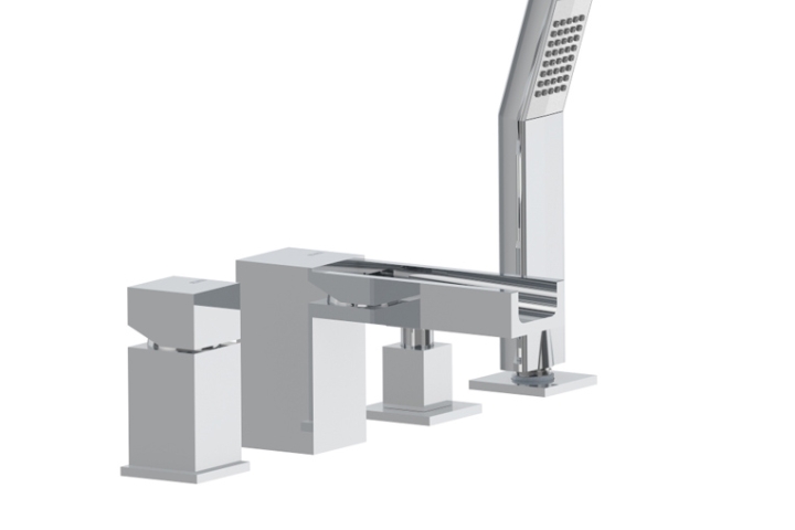 BEETHOVEN Miscelatore per bordo vasca